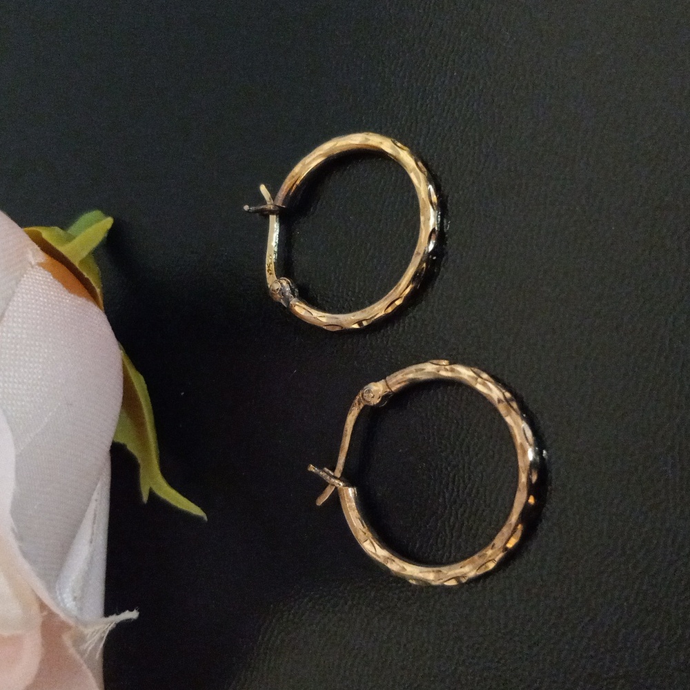 925 hoop earrings